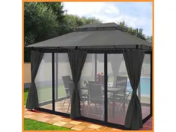 Сітка москитна SHADOW ПВХ Євро (сер) 1,2х30м арт.МС00009 - мініатюра 6