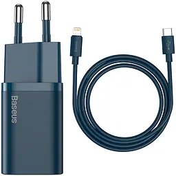 Зарядний пристрій Baseus Super Si Quick Charger 1C 20 W з кабелем Type-C Lightning 1m