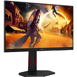 TFT 23.8" AOC 24G4ZR, Fast IPS, 260Гц, 2xHDMI, DP, HAS, Pivot, чорно-червоний - мініатюра 2