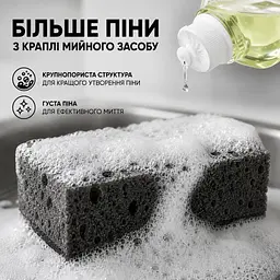 Губки кухонні Добра Господарочка B&W Супер Піна 5 шт. (4820086522113)