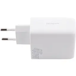 Мережевий зарядний пристрій Proove Silicone Power 45W USB-C/USB-A White [WCSP45110002] [130271] - мініатюра 2