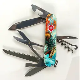 Ніж Victorinox Huntsman Zodiac 91мм 15функ Бойовий дракон - мініатюра 3
