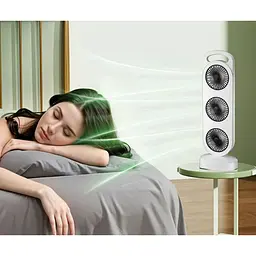 Вентилятор Epik Three Head Fan Black [137277] - мініатюра 2