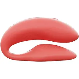 Смарт-вібратор для пар We-Vibe Chorus Crave Coral сенсорне керування вібраціями стисненням пульта - мініатюра 3