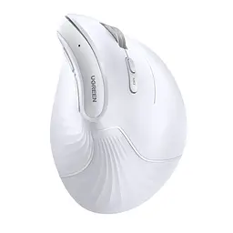 Маніпулятор миша бездротова UGREEN MU008 Multi-mode Vertical Mouse White (UGR-45759)