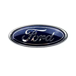 Емблема Ford синя 150х60 мм метал (на скотчі)