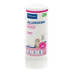 Шампунь Allerderm для кішок і собак з чутливою та сухою шкірою Virbac 250 мл