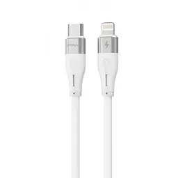 Кабель Proove Soft Silicone Type-C to Lightning 27W (1m) white