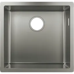 Кухонна мийка Hansgrohe S719-U400 під стільницю 450x450 Stainless Steel 43425800, Нержавіюча сталь