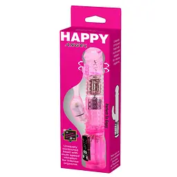 Вібратор-кролик Baile Happy Angel, 22 см (рожевий) - мініатюра 7