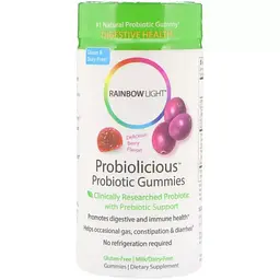 Пробіотики Rainbow Light Probiolicious 60 жувальних цукерок