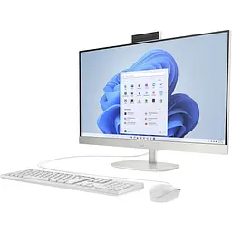 Моноблок HP 27 27-cr0029ua /Ryzen 7 7730U/16GB/512SSD/DOS/Shell White (A1QX9EA) - мініатюра 2