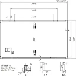 Сонячна панель LONGi Hi-MO X10 LR7-60НVH 535M 535W [164330] - мініатюра 4