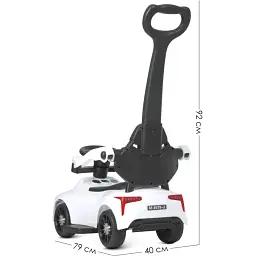 Каталка-толокар Bambi Racer M 4579-1 музичний білий - мініатюра 4
