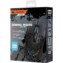 Мишка Canyon Puncher GM-20 USB Black (CND-SGM20B) - мініатюра 6