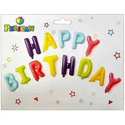 Набір з кульок PELICAN HAPPY BIRTHDAY 13 40см, макарун 350