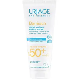 Сонцезахисний мінеральний крем Uriage Bariesun SPF50+, 100 мл - мініатюра 2