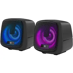 Акустична система 2.0 Defender J2, 6Вт, підсвітка, USB, чорна - мініатюра 3