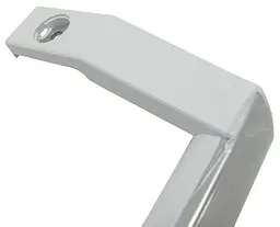 Ручка дверей (верхня/нижня) для холодильника Samsung RL38ECSW, RL44ECSW, DA97-03953P біла - мініатюра 4