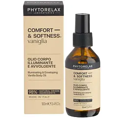 Суха олія для сяяння та шовковистості шкіри "Ваніль" Phytorelax Laboratories Vanilla All Over Dry Oil 100 мл