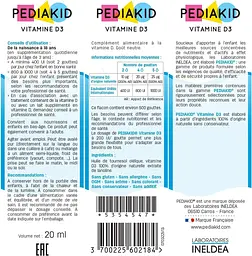Вітамін D3 Pediakid Vitamine D3, 20 мл - мініатюра 2