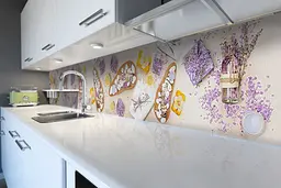 Кухонний фартух Лавандовий Акцент для кухні наклейка асорти релакс Фіолетовий 65х250 см Happy Pocket Z180571 - мініатюра 6