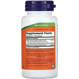 Гінкго білоба Now Foods Ginkgo Biloba 60 мг 60 вегетаріанських капсул - мініатюра 2
