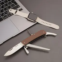 Багатофункціональний ніж Ruike Criterion L32, (8.5 см) 12C27 / G10 коричневий, 13 інстр. - мініатюра 8