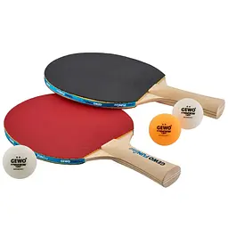 Набір для настільного тенісу Gewo Free Time 2 Bats 3 Balls + сітка (96970000) - мініатюра 2