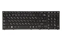 Клавiатура для ноутбука TOSHIBA Satellite A660, A665 чoрний, чoрний фрейм (KB311194)