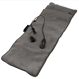Масажний матрац із підігрівом full body massage mattress Сірий, масажна накидка з підігрівом на стілець ліжко - мініатюра 8
