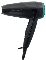 Фен Remington дорожній On The Go, 2000Вт, 2 режими, складна ручка, чорний