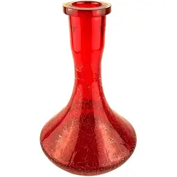 Колба для кальяну Craft Ефект битого скла Червона