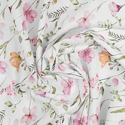 Скатертина Ardesto Spring flowers 140х180см, 100% поліестер, білий (ART08FL) - мініатюра 3