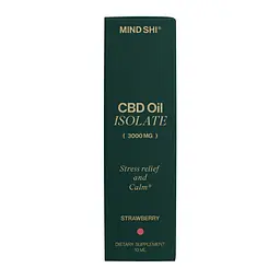 Ізолят канабідіолу Mind Shi CBD Oil Isolate Strawberry 3000 мг 10 мл - мініатюра 5