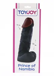 Фалоімітатор Toy Joy Prince of Namibia 20 см чорний - мініатюра 3