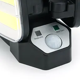 Вуличний ліхтар BL-KXK601 з датчиком руху та сонячною панеллю, кріплення на стіну 240COB, Black - мініатюра 4