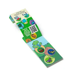Набір з мініблокнота та запасних наліпок для штампа Melissa & Doug Sticker WOW Динозаври (SM93208/6075136) - мініатюра 3