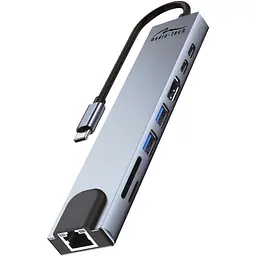 Док-станція Media-Tech USB 3.1 Type-C 8-in-1