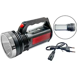 Ліхтар ручний акумуляторний Wimpex 170мм x 1LED x 16SMD x Li-Ion з ручкою