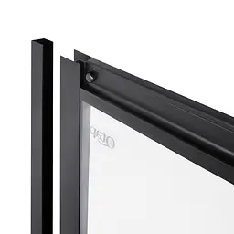 Душова кабіна Qtap Pisces BLA109-11SC5 90-105x90-105 см, скло Clear 5 мм без піддона, Чорний, Універсальна, прозорий - мініатюра 2