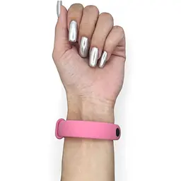 Силіконовий ремінець BeCover для Xiaomi Mi Smart Band 9 Hot Pink (711949) - мініатюра 4