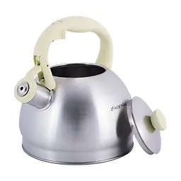 Чайник зі свистком Kamille KM-0693BG 2 л бежевий - мініатюра 6