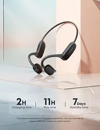 Бездротові спортивні кісткові навушники Langsdom Opetec Race Bluetooth-гарнітура з вбудованою пам'яттю 32G - мініатюра 8
