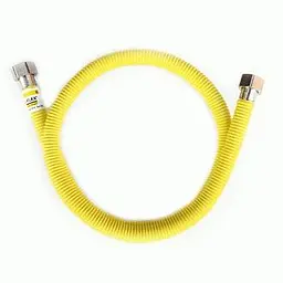 Шланг для газу Eco-Flex Супер з нержавіючої сталі ПВХ-покриття d 12 1/2" ВВ 100 см 30412 - мініатюра 2