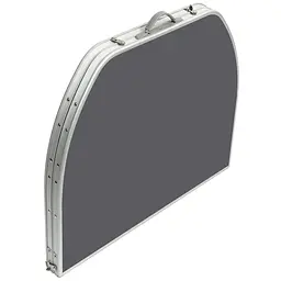 Складний стіл Bo-Camp Case Model Oval 120x80 cm Grey (1404415) - мініатюра 3
