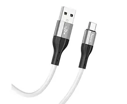 Кабель Hoco X72 Pisces Cable USB to Type-C 3A 1m White