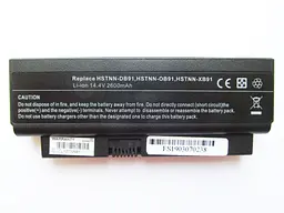 Акумулятор для ноутбука HP ProBook 4310s HSTNN-DB91, 2600 mAh, 4cell, 14.4V, Li-ion, чорний