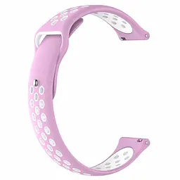 Силіконовий ремінець Active Air для Smart Watch 20mm Powder / White