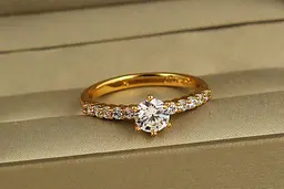 Кільце Xuping Jewelry Аврора р 18 золотисте